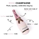 CHEWFFON Champagnerflasche Hundespielzeug mit Quietscher – interaktives Kauspielzeug für alle Hunderassen – Bild 2