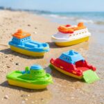 Toyland® 4er Spielzeugboot-Set – Schwimmendes Wasserspielzeug für Kinder ab 2 Jahren – Bild 8