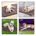 XIAPIA Wasserdichte Hundematte 110x68 cm – Faltbare Reisedecke mit Aufbewahrungstasche – Bild 7
