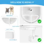 TOMXCUTE P9 Katzenbrunnen Ersatzfilter – 10 Filter + 2 Schwämme für optimale Wasserqualität – Bild 3