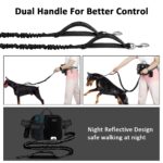 ETACCU Joggingleine mit Bauchgurt – Freihändige Hundeleine 124-180 cm für mittelgrosse & grosse Hunde – Bild 5