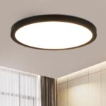 ZMH LED-Deckenleuchte Ø30cm, 24W Warmweiss 3000K – Flache Deckenlampe für Badezimmer, Küche & Schlafzimmer