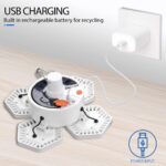 LeKaufen 169 LED Solar Campinglampe mit Fernbedienung – 8000 Lumen 360° Beleuchtung – Bild 6