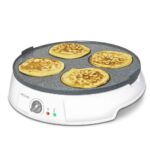 Cecotec Crepe Fun CrepeStone Twin – 1200W Crêpes-Maker mit umkehrbarer Platte