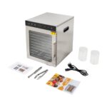 MccoMMon Dörrautomat 10-Schicht 800W Edelstahl – Professionelles Dörrgerät für Obst, Fleisch & Gemüse – Bild 6