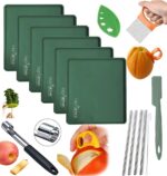 Bright Kitchen 6er Silikon Dörrmatten Set mit Zubehör – Cosori CP267-FD kompatibel