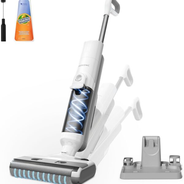 Proscenic F10 Ultra+ Nass-Trockensauger – 60 Min Laufzeit & 3-in-1 Wischfunktion für Hartböden