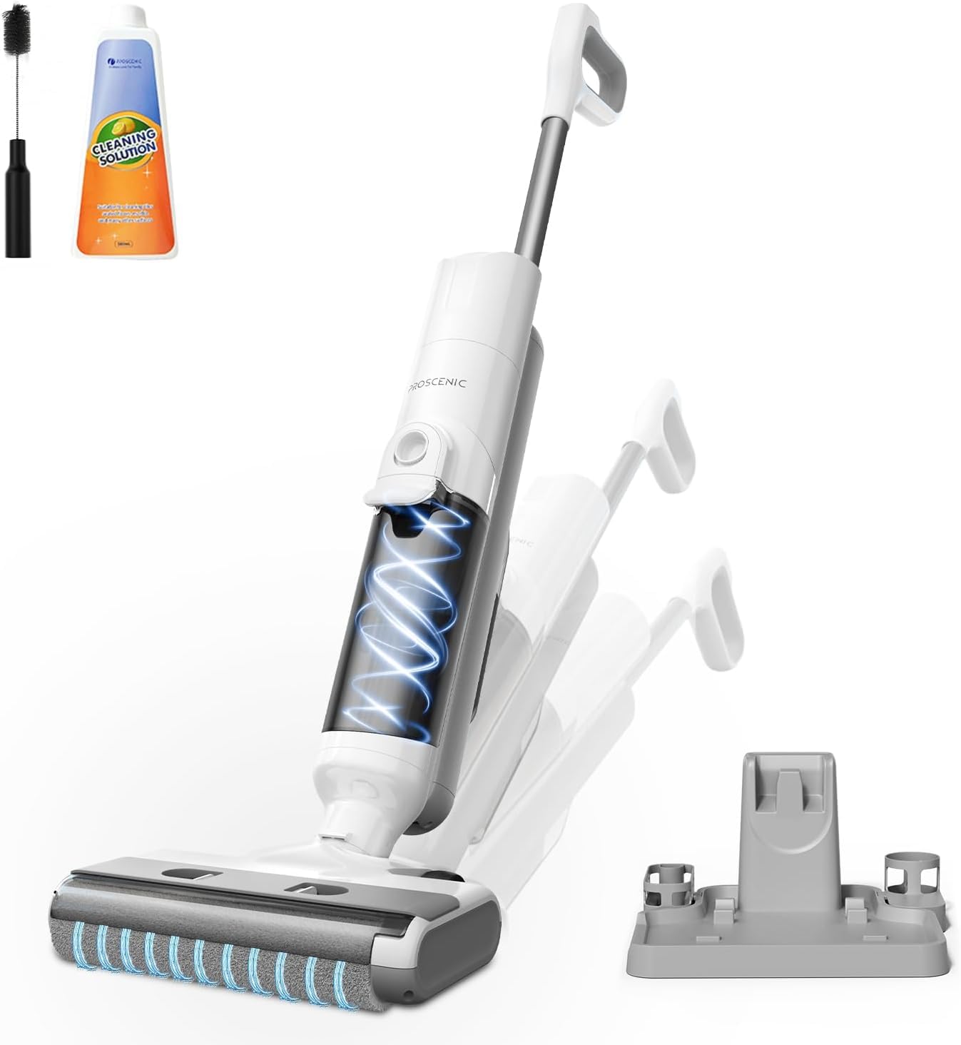 Proscenic F10 Ultra+ Nass-Trockensauger – 60 Min Laufzeit & 3-in-1 Wischfunktion für Hartböden