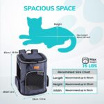 Morpilot Haustier-Rucksack 33x28x41 cm – Katzen & Hunde Transportrucksack Blau – Bild 2