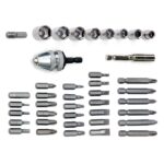 Dino KRAFTPAKET Mini-Akkuschrauber 3.6V 5Nm – 41-teiliges Komplett-Set mit Bohrfutter – Bild 2