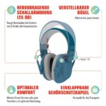 Alpine Muffy Gehörschutz für Kinder – 26 dB Lärmschutz mit verstellbarem Kopfband in Blau – Bild 3