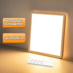 Wholede LED Deckenleuchte 29cm – Dimmbar mit Fernbedienung & 3 Farbtemperaturen – Bild 4