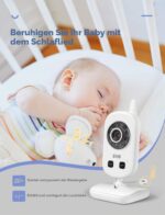 GHB Video Babyphone 2,4 GHz mit Infrarot-Nachtsicht – 300m Reichweite & Gegensprechfunktion – Bild 8