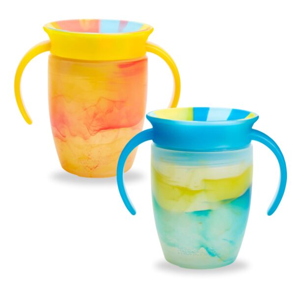 Munchkin Miracle 360 Trinklernbecher 2er-Pack 296ml – Auslaufsicher für Babys ab 6 Monaten