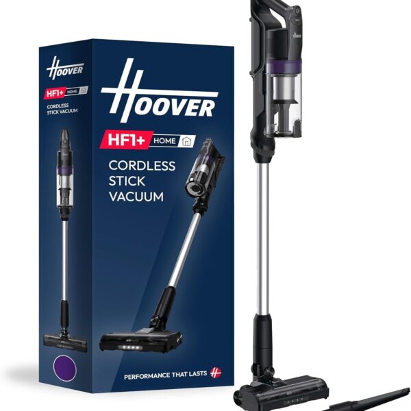 Hoover HF1 Plus Kabelloser Akkusauger – 45 Min Laufzeit & Anti-Twist-Bürste