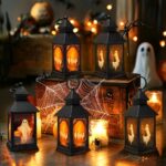 3er Set Halloween Laternen mit LED – Batteriebetrieben für In- & Outdoor – Bild 6