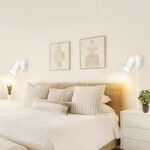 TaFiCo 2er Wandlampe GU10 mit Schalter & Stecker – 350° drehbar für Wohnzimmer & Schlafzimmer – Bild 6