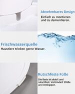 JOFLVA Automatischer Wasserspender 2.5L – Stromloser Trinkbrunnen für Hunde & Katzen – Bild 5