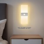 LED Wandleuchte mit Bewegungsmelder 12W – Warmweiß 3000K für Flur & Treppenhaus – Bild 4