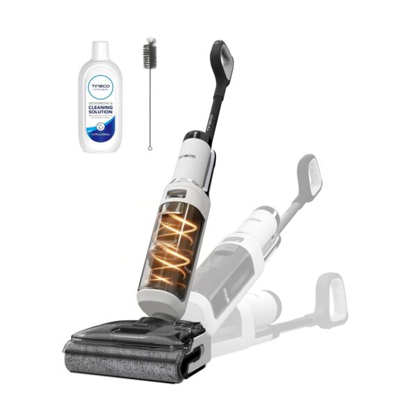 Tineco Floor One Stretch S6 Nass-Trockensauger – 180° Flachdesign mit 40min Laufzeit