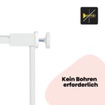 Safety 1st Easy Close Metal 28cm Gittererweiterung – Bohnerfreie Montage für Babygitter – Bild 5