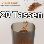 KATALICLAB Futterautomat 5L mit 2 Edelstahlnäpfen & Voice Recorder – Automatischer Futterspender für Katzen & Hunde – Bild 3