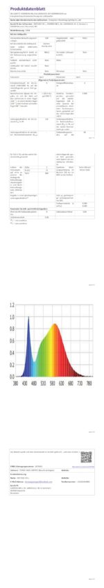 Zaxiva LED-Spiegelleuchte 40 cm – 3000-6000K Farbtemperaturregelung für Badezimmer – Bild 9
