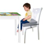 HAWAKA Sitzerhöhung 36x32x9 cm – Tragbares Boostersitzkissen mit Sicherheitsgurten für Kinder – Bild 6