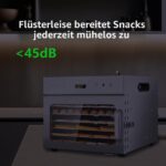 oiyocemo Dörrautomat Edelstahl 6 Etagen – Dehydrator mit Temperaturregler 30-90°C & Timer – Bild 7