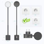 PRINCEWAY LED Steckdosenleuchte Schwanenhals – Dimmbar & Farbwechsel für Schlafzimmer – Bild 7
