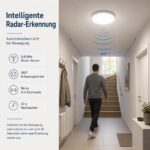 Oraymin Deckenleuchte Ø30 cm mit Bewegungsmelder – 24W LED 4000K für Flur & Balkon – Bild 3