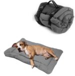 Norhogo Hundebett 90x60cm Wasserdicht – Faltbare Hundematratze für Reisen & Zuhause