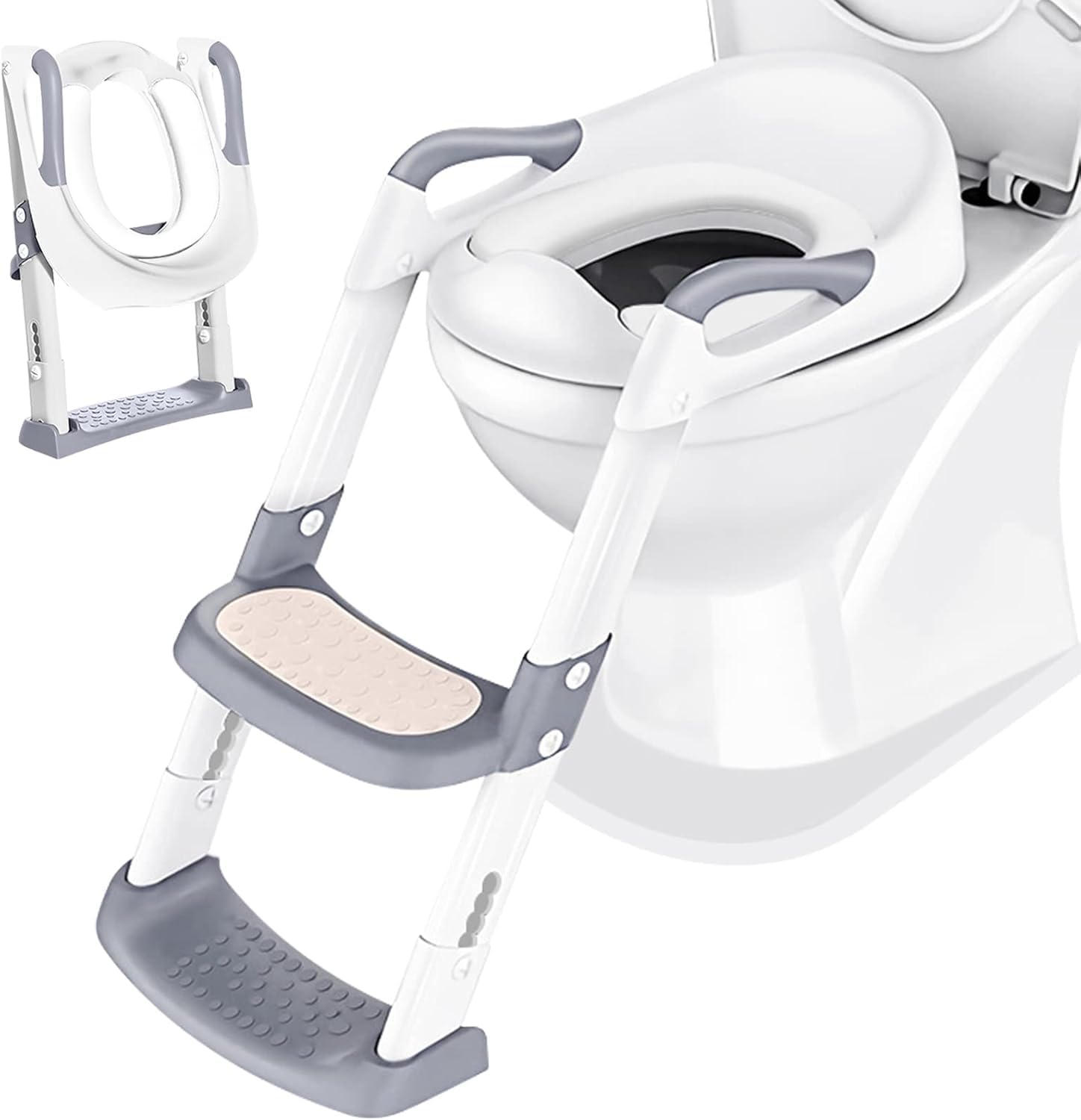 Boby's Toilettensitz mit Treppe – Höhenverstellbarer Toilettentrainer für Kleinkinder