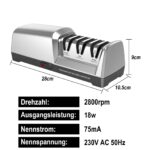 Herboom Elektrischer Messerschärfer mit 3-stufigem Diamant-Schleifmittel-System – Bild 2
