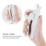 WWVVPET Nagelknipser mit LED-Licht – Professionelle Krallenschere für Hunde & Katzen – Bild 8