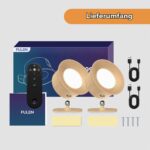 FULEN 2er-Pack LED-Wandleuchten mit 3200-mAh-Akku – Dimmbar mit Touch & Fernbedienung – Bild 6