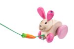 Selecta Hanna Hoppel – Nachzieh-Hase aus Holz für Kleinkinder | 13 cm – Bild 5