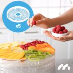 MalTec Lebensmitteltrockner 11,5l mit 5 Sieben – Dehydrator 35-70°C für Obst & Gemüse – Bild 5