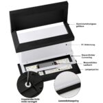BENMA LED Wandleuchte 18W IP65 Warmweiss – Aluminium Aussenwandleuchte für Garten & Terrasse – Bild 5
