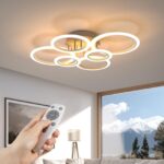 RUYI 72W LED Deckenleuchte Ø80cm – Dimmbar mit Farbwechsel & Fernbedienung