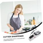SOLUSTRE Elektrischer Messerschärfer 40W – Professionelles Schärfen für Küchenmesser & Scheren – Bild 7