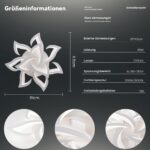 Yuanfenghua Smart LED Deckenleuchte Ø81cm – Matter & Alexa kompatibel, dimmbar – Bild 3