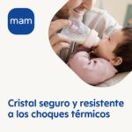 MAM Glasflasche 260 ml mit Silikon-Sauger – Babyflaschen für 2–4 Monate – Bild 2