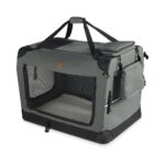 VOUNOT® Hundebox faltbar M (60x44x44cm) – Transportbox für Hunde & Katzen mit Oxford-Gewebe
