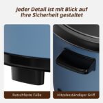 Eamoment 1,8L Reiskocher mit Dampfgarer & Antihaftbeschichtung – Multifunktional für 1–10 Personen – Bild 6
