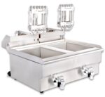 Beeketal BWF-102P Doppel Kaltzonenfritteuse – 2 x 10 Liter Profi Gastro Friteuse – Bild 6