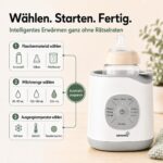 GROWNSY Flaschenwärmer Baby – Intelligente Automatik, 3–5 Min. Wasserbad, Sterilisieren & Auftauen – Bild 2