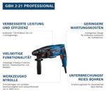 Bosch Professional GBH 2-21 Bohrhammer mit SDS-plus – Kompakt & kraftvoll für Beton – Bild 3
