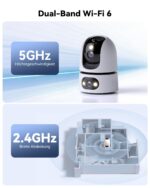 Imou Dual-Kamera Überwachungssystem 4MP+4MP – 360° PTZ mit KI-Erkennung & WiFi-6 – Bild 4