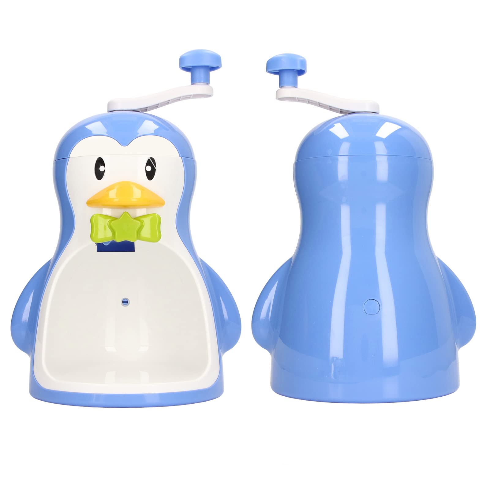WPKD BLUEIY Pinguin-Eismaschine – Manuelle Schneekegelmaschine mit Auffangbehälter